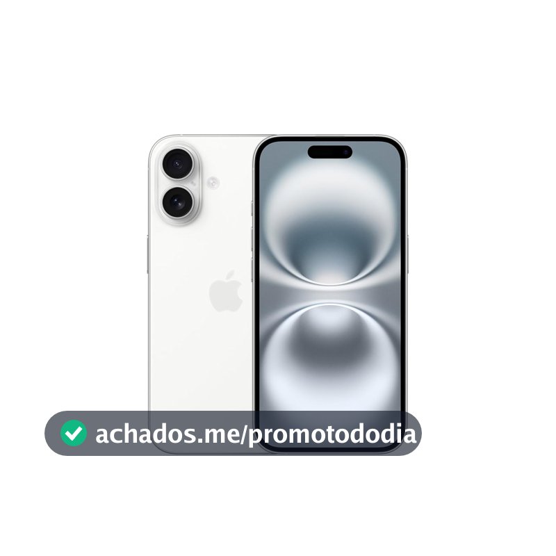 Apple iPhone 16 (128 GB) – Branco
