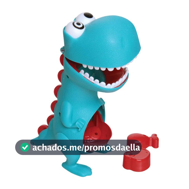 Brinquedo para Bebe Dino Papa Tudo com Acessórios, Elka, Multicor