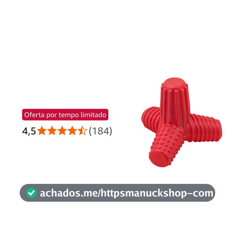 Pet Games Mordedor Tridimensional 4 Dogs Nylon Vermelho Tamanho P Para Cães