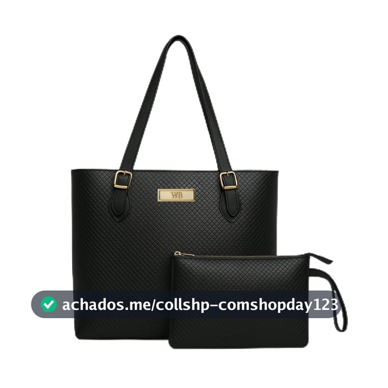 Kit Bolsa Feminina Tipo Sacola + Necessaire Willibags