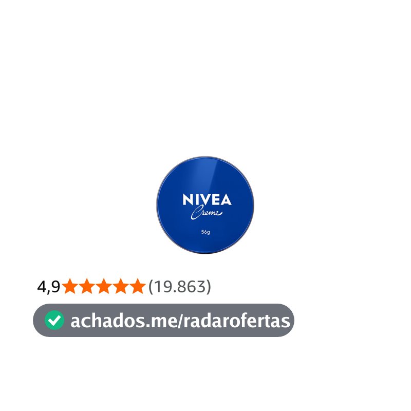 NIVEA Creme Hidratante Lata 56g, Hidratação Profunda 24h, Corporal, Uso Diário, Multibenefícios, Todas as Peles
