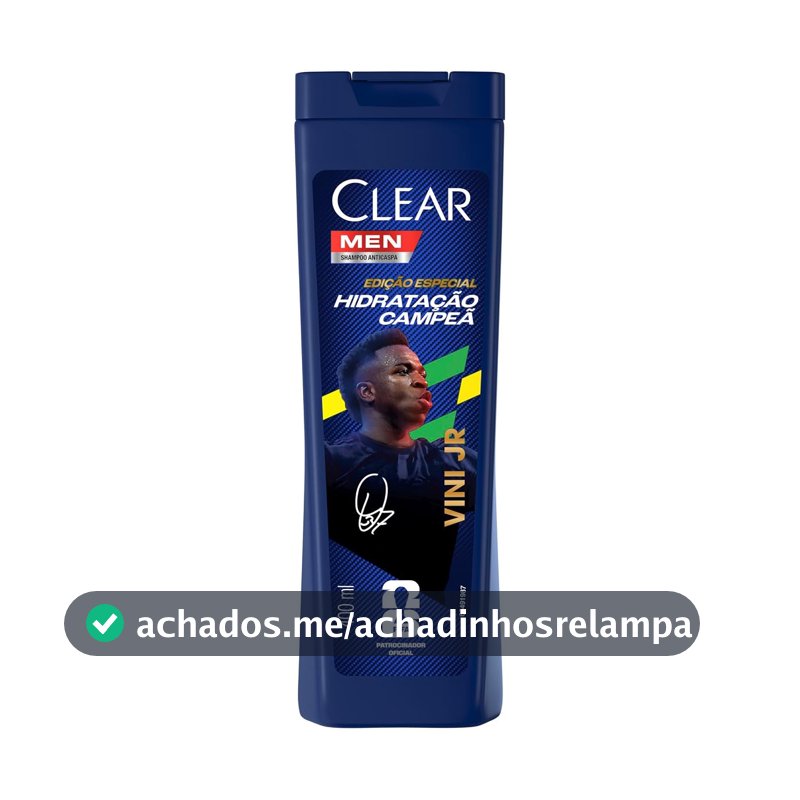 Clear Men Shampoo Anticaspa Vini Jr. Hidratação Campeã 400ml