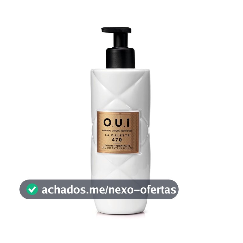 OUI LOÇÃO DESODORANTE HIDRATANTE CORPORAL LA VILLETTE 400ml