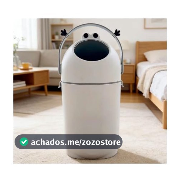 Lixeira Antiodor Premium para Fraldas com Sistema de Vedação de Odores, Tampa Inteligente, Capacidade 12 Litros, Fácil de Limpar, Design Moderno para Quarto do Bebê