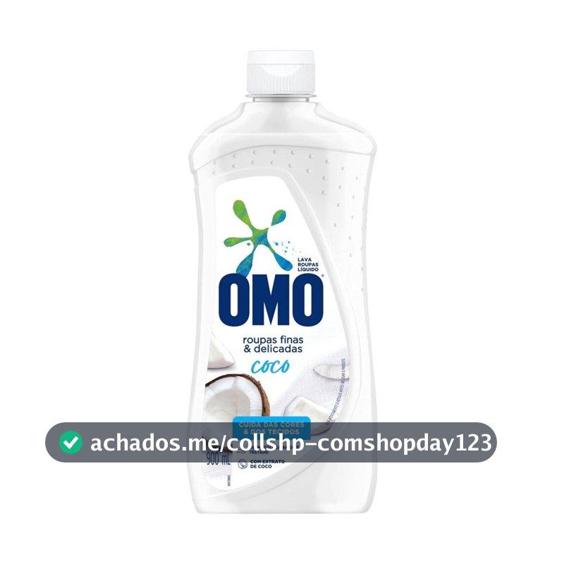 OMO Roupas Finas E Delicadas - Sabão Líquido Coco 900Ml