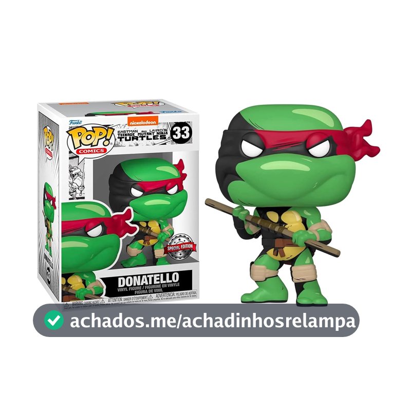 Funko Pop! Comics Teenage Mutant Ninja Turtles: Donatello Previews Exclusive Vinyl Figure