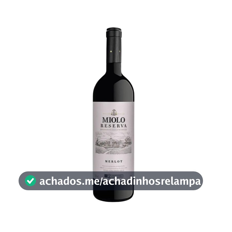 VINHO MIOLO RESERVA TINTO SECO MERLOT 750ML
