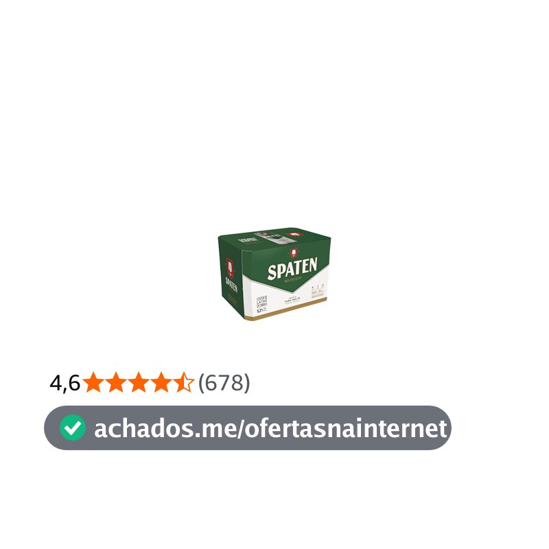 Cerveja Spaten, Puro Malte, Lata 350ml, Pack com 12 unidades