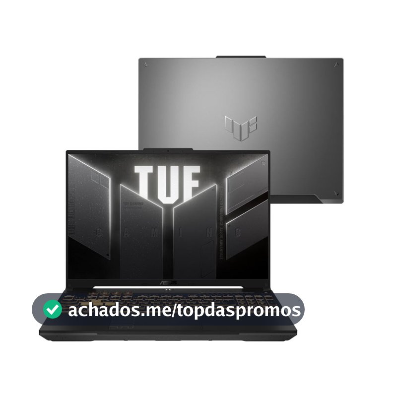 Notebook ASUS TUF Gaming F16 FX607VU RTX4050 Intel Core 5 210H 16Gb Ram 512Gb SSD Windows 11 Tela Nível IPS 16" LED 144Hz Gray - RL053W