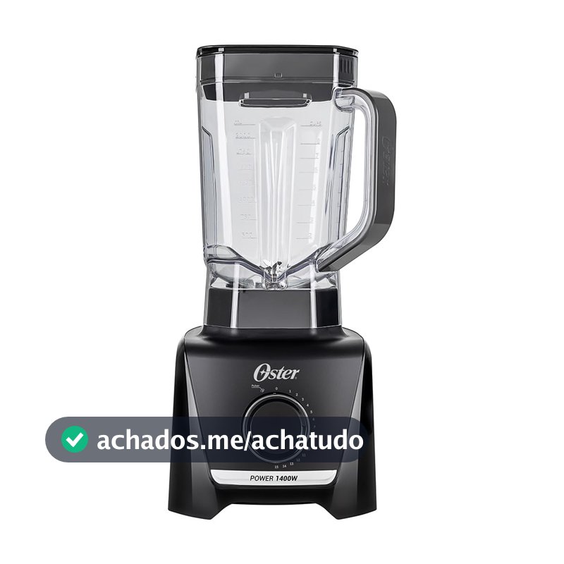 Liquidificador 1400 Full Oster Preto 3,2L - 127V