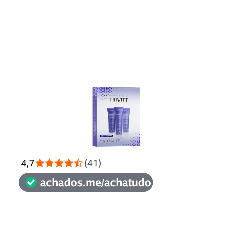 Itallian Hairtech - Kit Homecare Trivitt Matizante 2023