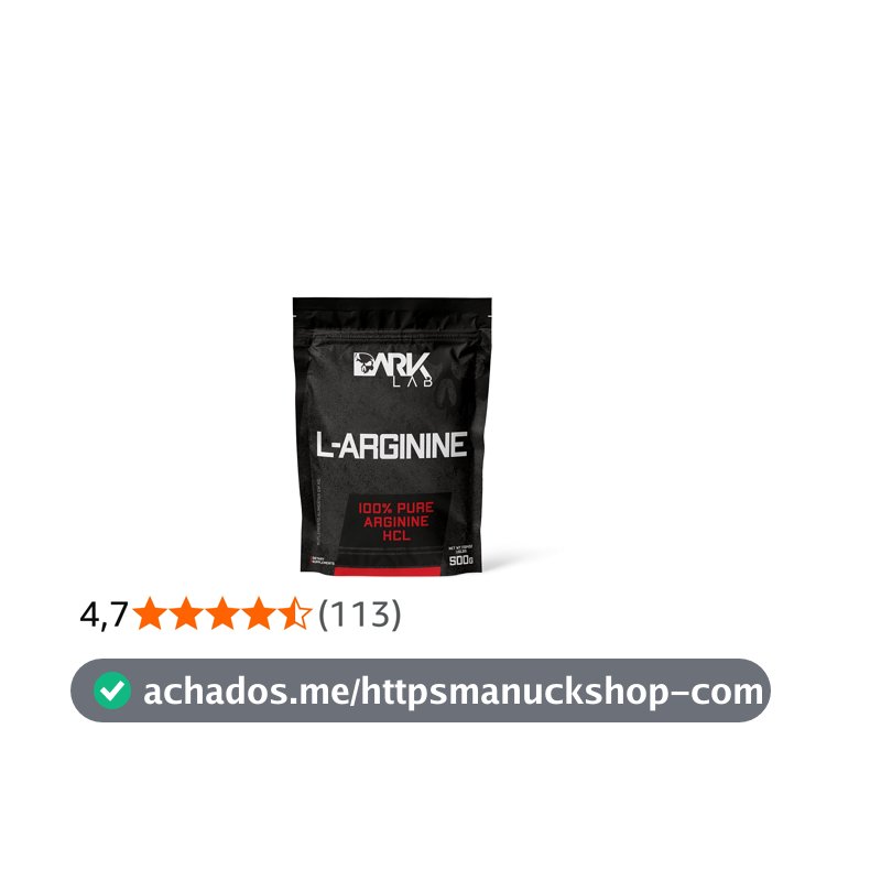 L-Arginina, Dark Lab, Refil 500g
