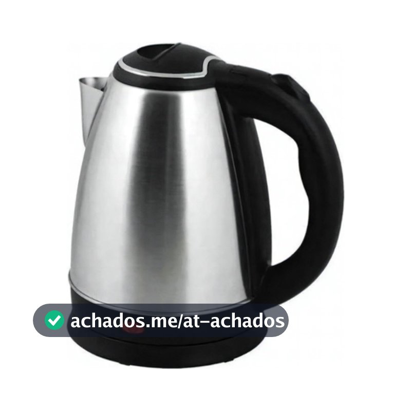 Chaleira Elétrica 1,8l Inox Desligamento Automatico Cor Aço 110v