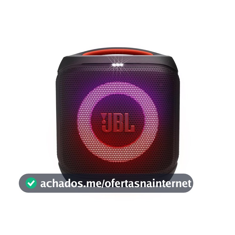 JBL, Caixa de Som, PartyBox Encore Essential 2, Show de Luzes, Bluetooth, Portátil, Resistente a Respingos, Bateria de até 15h, Som JBL Pro Sound, AI Sound Boost, 100 W RMS