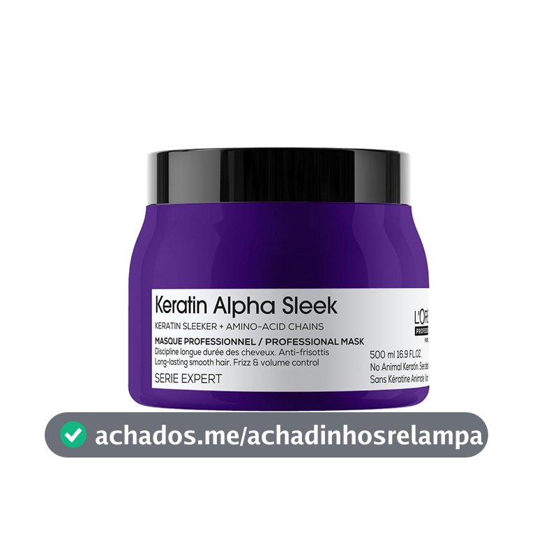 L'Oréal Professionnel Keratin Alpha Sleek Máscara Capilar, 500g
