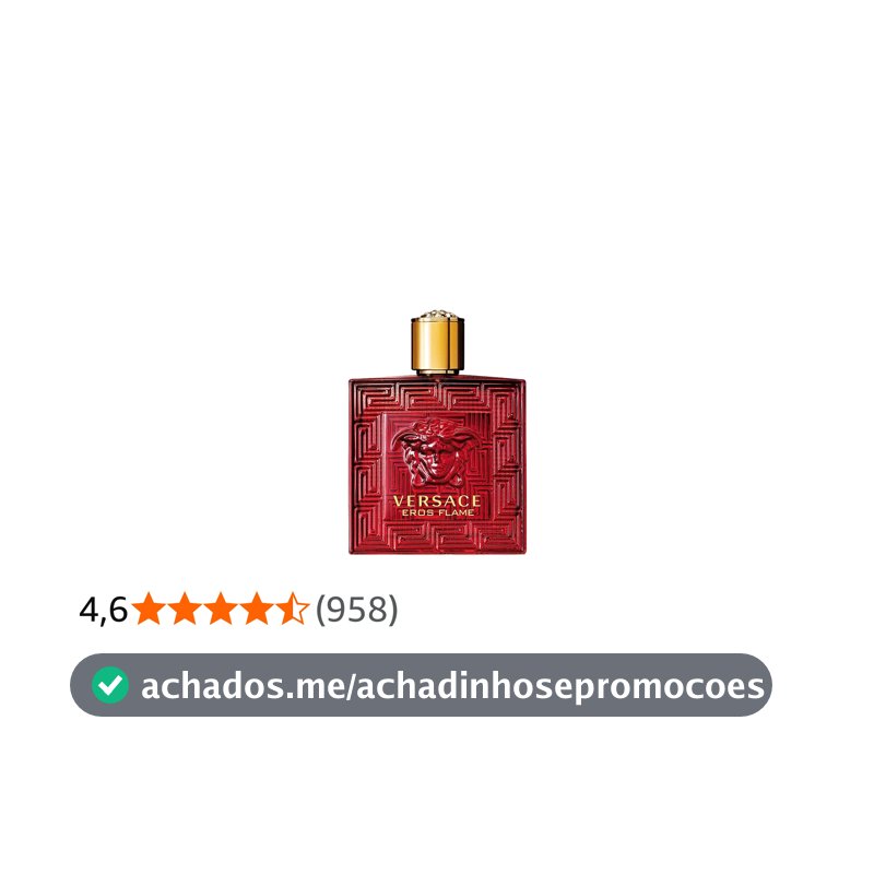 VERSACE 741007 Eros Flame - Perfume Masculino, Eau de Parfum, 30 Ml