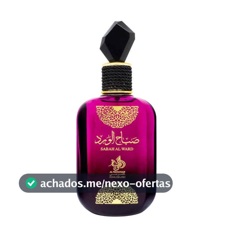 Perfume Arabe Sabah Al Ward Eau de Parfum 100ml - Original