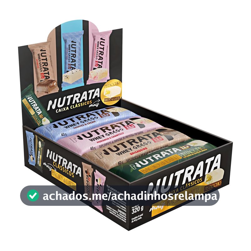 Display Misto Barra de Proteína Nutrata com 8 und