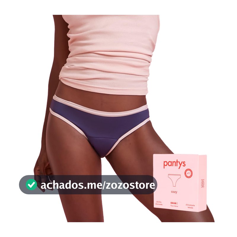 Calcinha Absorvente Menstrual Pantys Cozy, Fluxo Intenso, Feminino, 1 Unidade