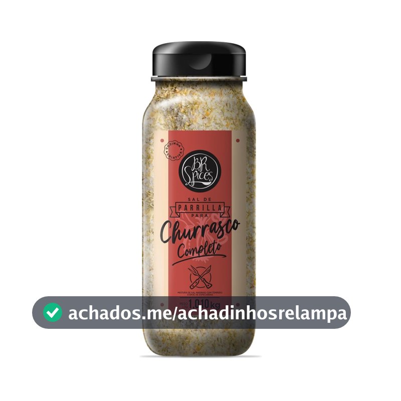 Sal para Parrilla BR Spices, Completo, 1,010kg