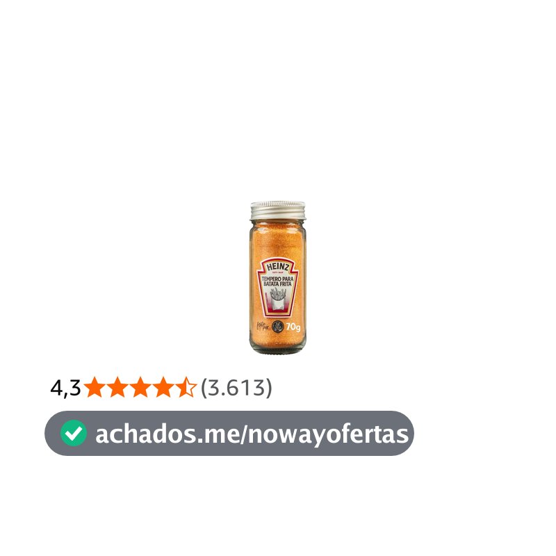 Heinz Tempero Para Batata Frita Vidro 70G