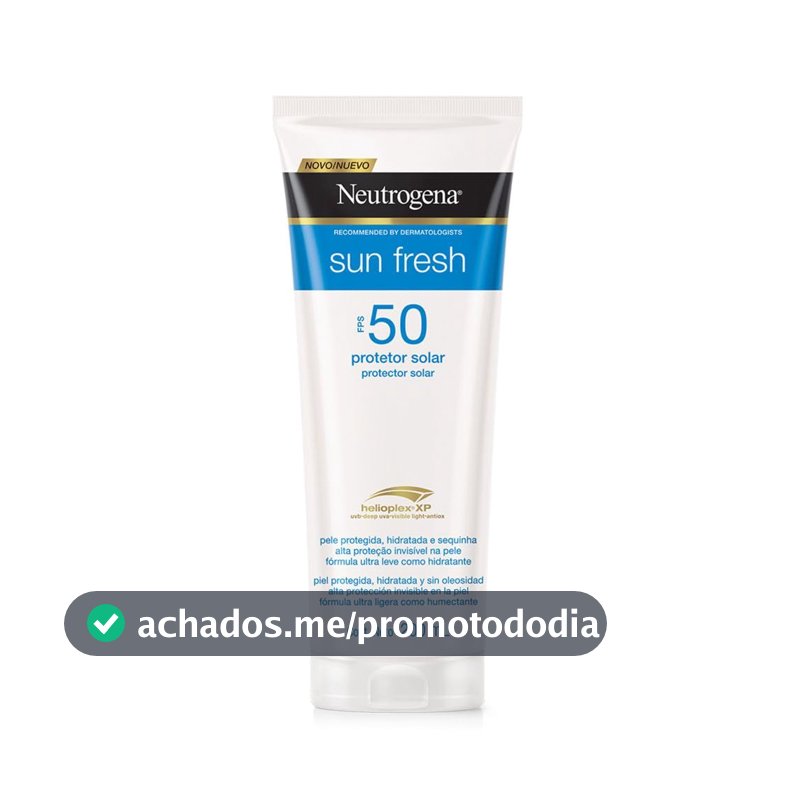 Protetor Solar Corporal em Loção Neutrogena Sun Fresh, FPS 50, 200ml