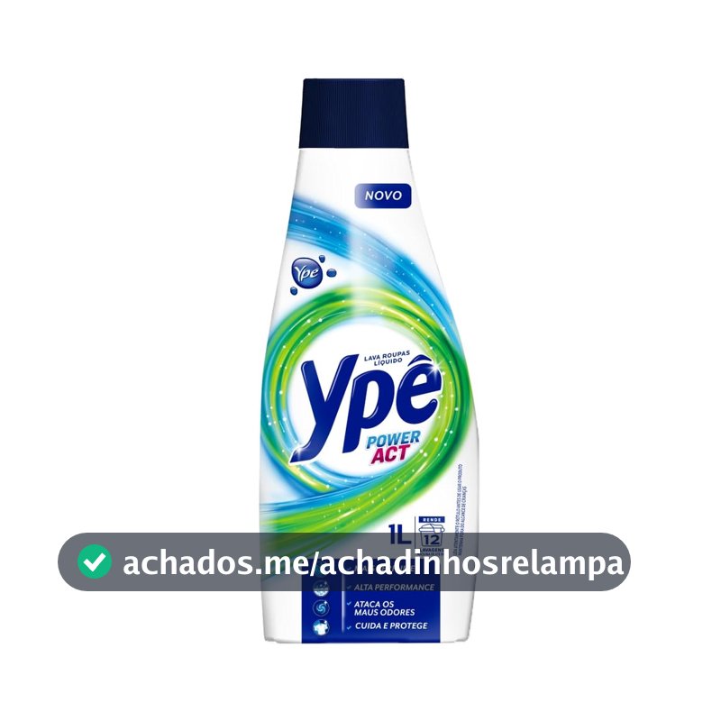 Ypê Lava Roupas Líquido Power Act 1L