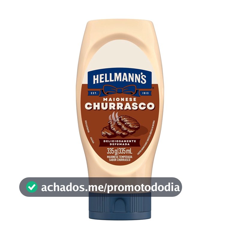 Hellmann's Maionese Defumada Churrasco 335 G