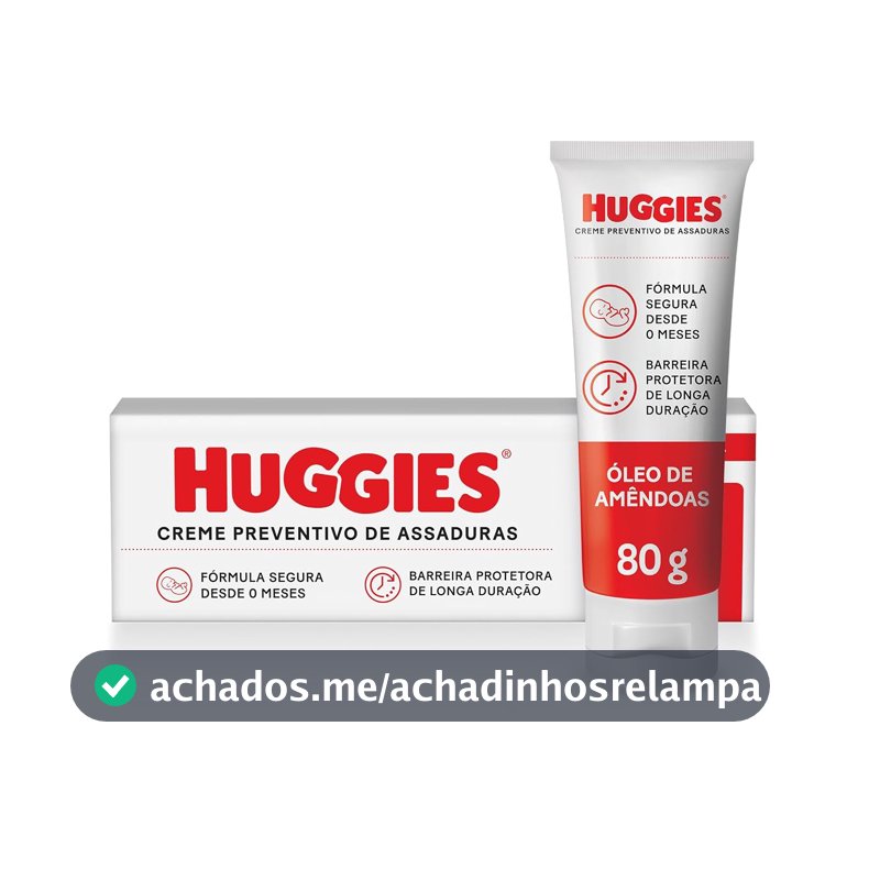 Creme Preventivo de Assaduras Huggies Pele Protegida 80g
