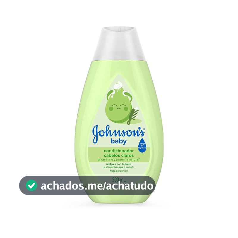 Condicionador Johnson's Baby Cabelos Claros, 200ml