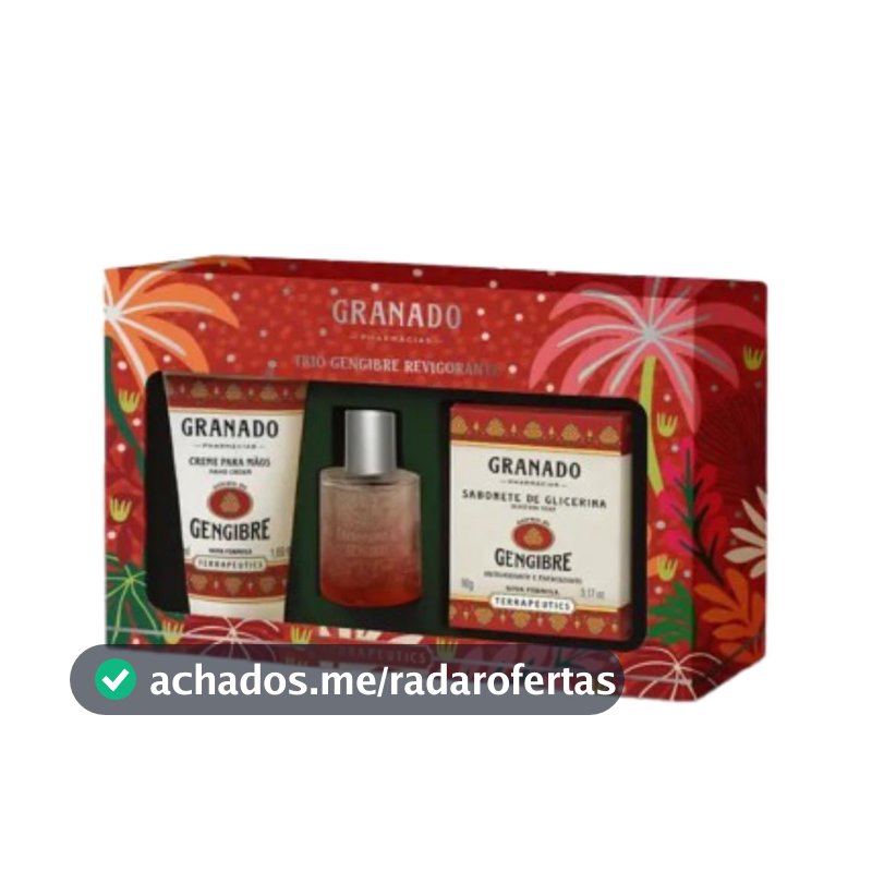 Granado Kit, Terrapeutics, Trio Gengibre Revigorante