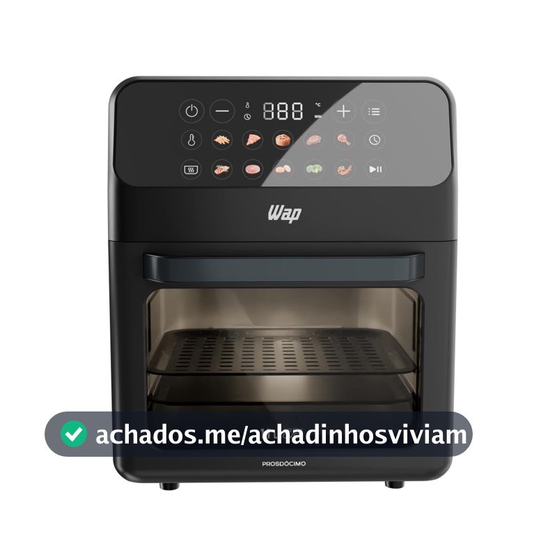 WAP Airfryer OvenWAOD4 11 Litros Touch Fritadeira Forno 10 Receitas