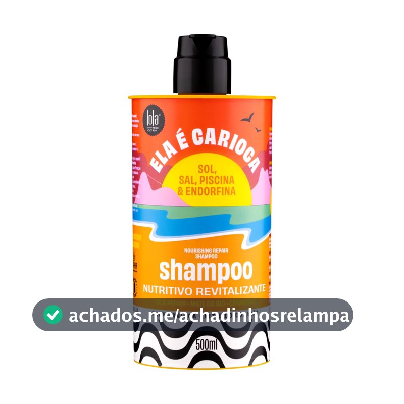 Ela é Carioca Shampoo Nutritivo 500ml, Lola Cosmetics