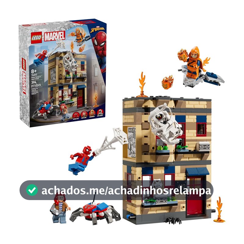 LEGO Super Heroes Marvel Apartamento do Peter Parker 76317 (394 Peças)