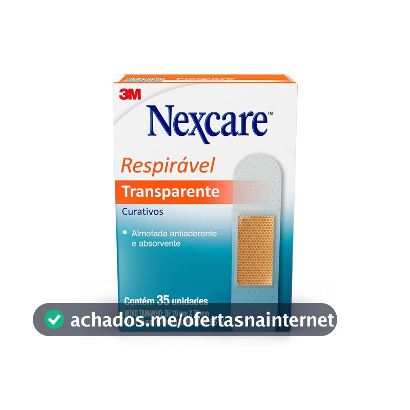 NEXCARE 3M Curativo Transparente 19 mm x 72 mm 35 Un.
