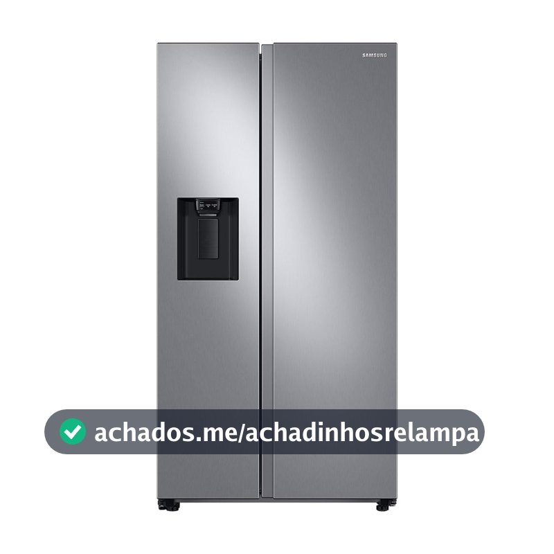 Geladeira Samsung Side by Side RS60 628 Litros Inox Look 127V RS60T5200S9/AZ
