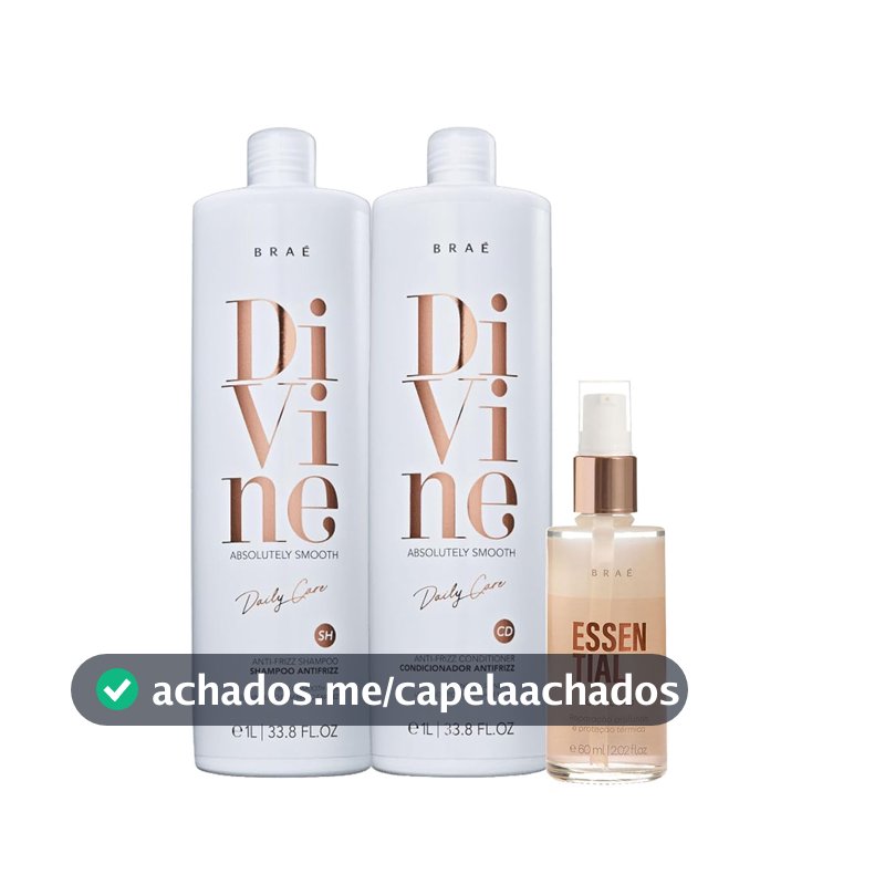 Kit Braé Divine Duo Litro + Essential Oil Blend 60ml