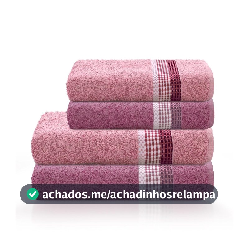 Jogo de Banho 4 peças Venus Select 340g/m² com fio Open end Camesa
