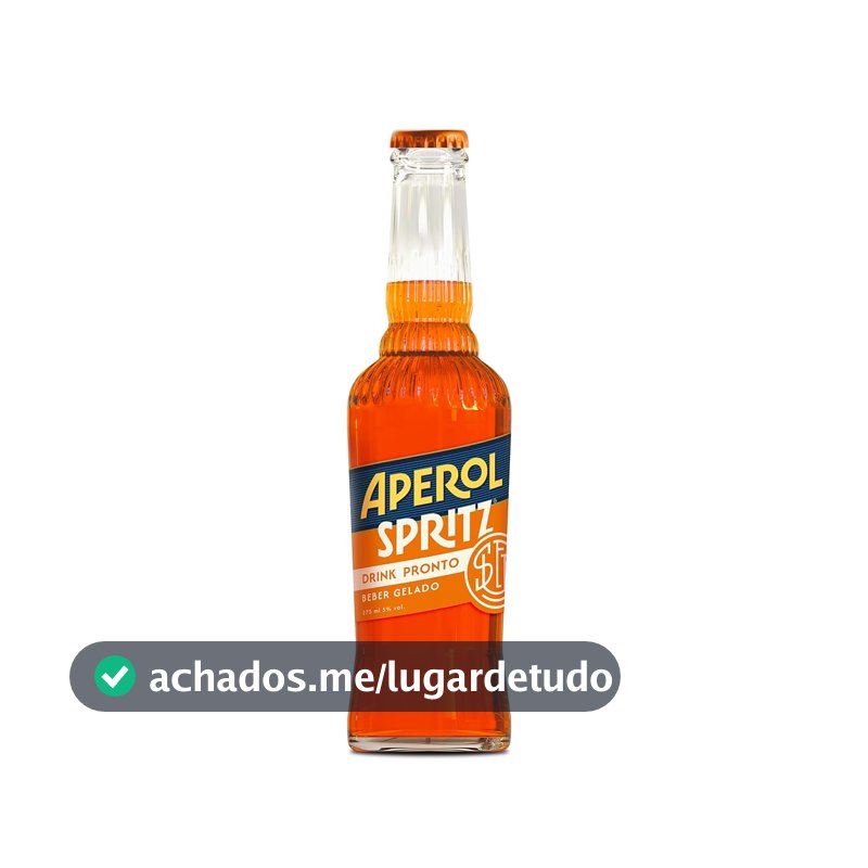 Aperol Spritz Pronto Bebida Alcoólica Mista Gaseificada Garrafa 275ml