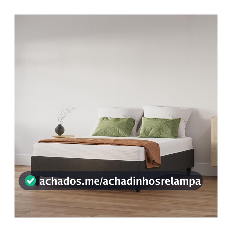 Emma Colchão Solteiro One Light - 88x188x18cm, Colchão de Espuma com 2 Camadas, Firmeza Ideal, Suporte Corporal, Conforto e Frescor, 100 Noites de Teste, 10 Anos de Garantia