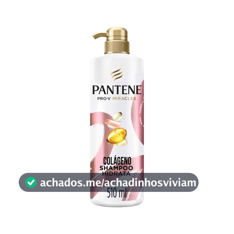 Pantene Pro-V Miracles Shampoo Colágeno Hidrata e Resgata 510 ml