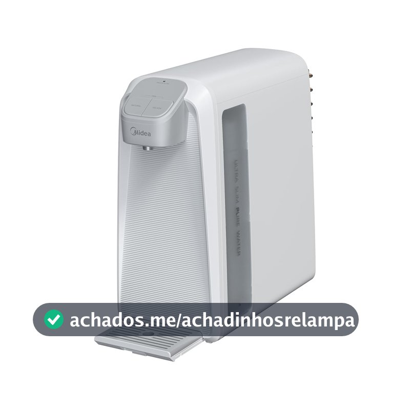 PURIFICADOR DE ÁGUA SLIMPURE BRANCO COMPRESSOR