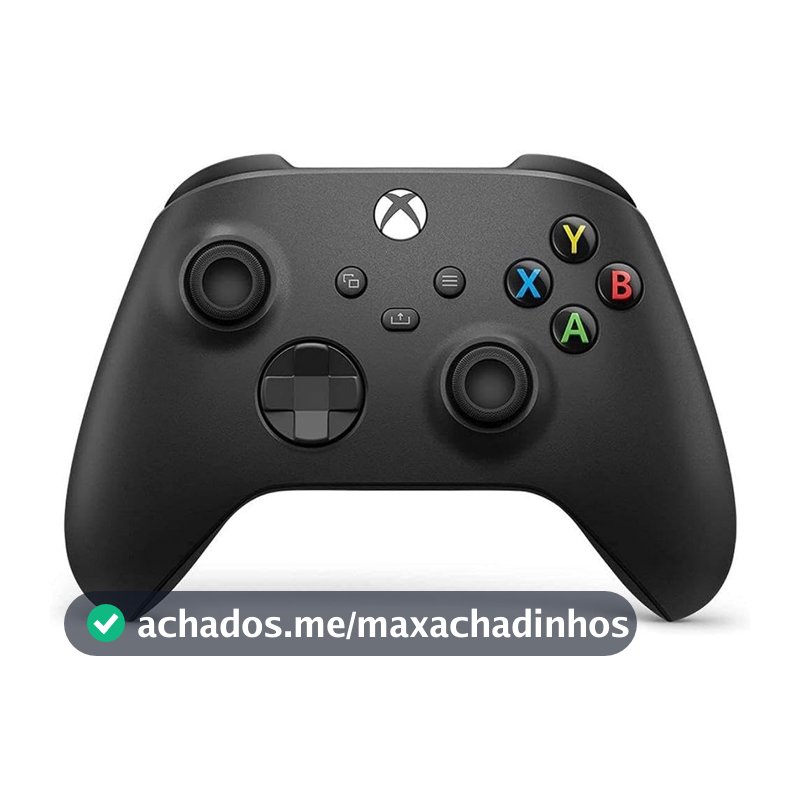 Xbox, Carbon Black, Controle Sem Fio, Bluetooth, USB-C