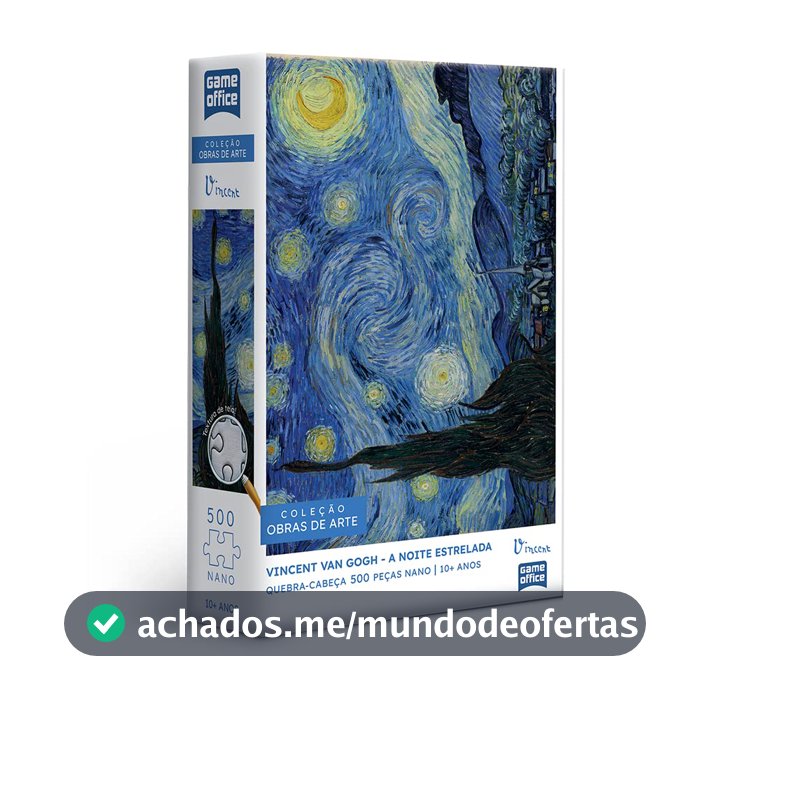 Toyster - Quebra-cabeça: Vincent Van Gogh: A Noite Estrelada - 500 peças nano - Game Office
