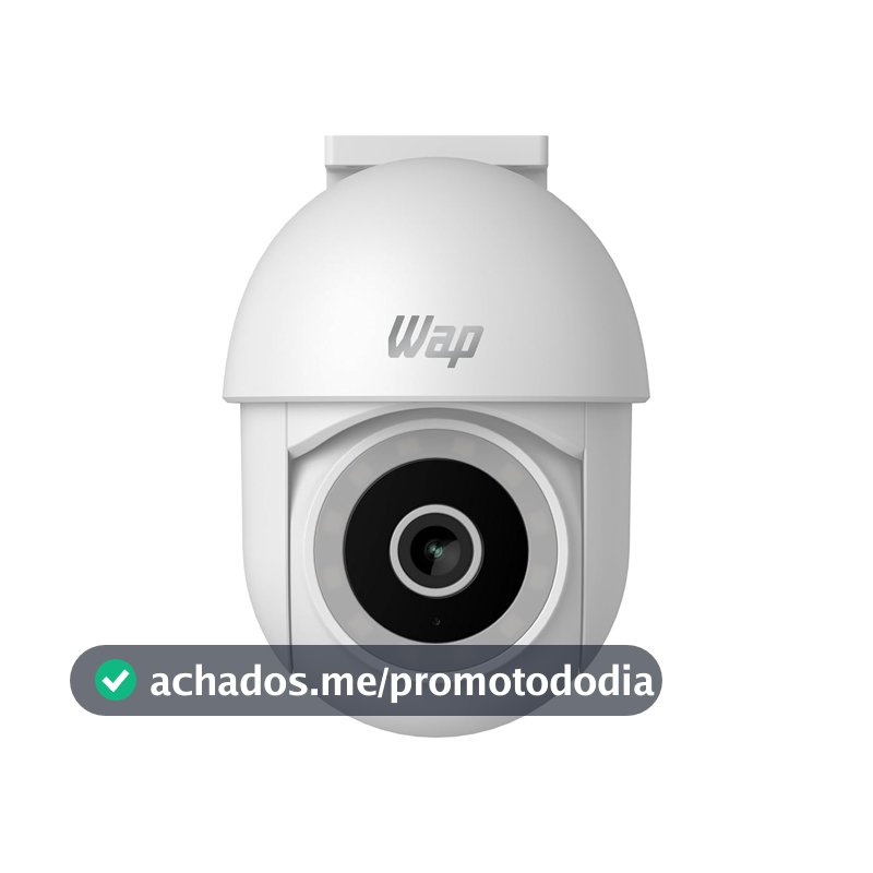 WAP Câmera de Segurança Lens 300 360°, Áudio Bidirecional, 5W, 5V
