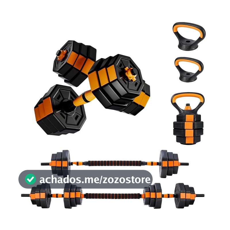 Joyfox Kit Halteres Ajustáveis 15Kg Octogonal