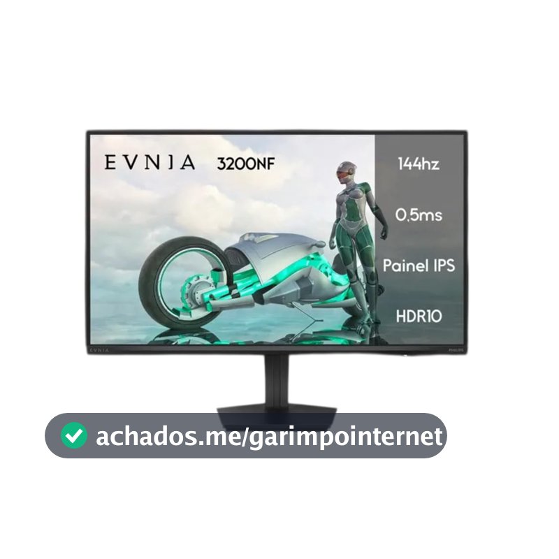 Monitor Gamer Philips Evnia 23.8" 144HZ 0,5MS 24M2N3200NF