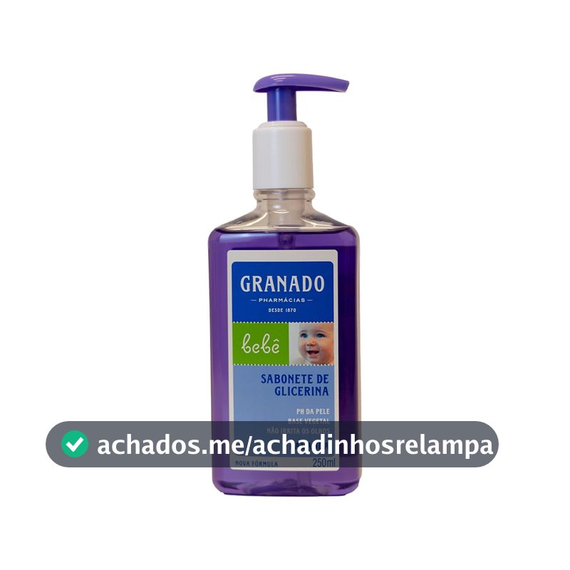 Granado Sabonete Líquido Bebê Glicerinado, Lavanda, 250ml