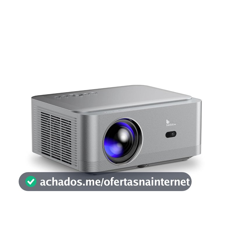 Bettdow Projetor 4k 8k 18000 Lumens [Netflix-Licensed] Hd 1080p nativo, Smart Projetores Retroprojetor Portatil 500 ANSI WiFi 6 BT 5 HDMI2.1, Auto Correção Trapezoidal, Foco Eletronico AC1082