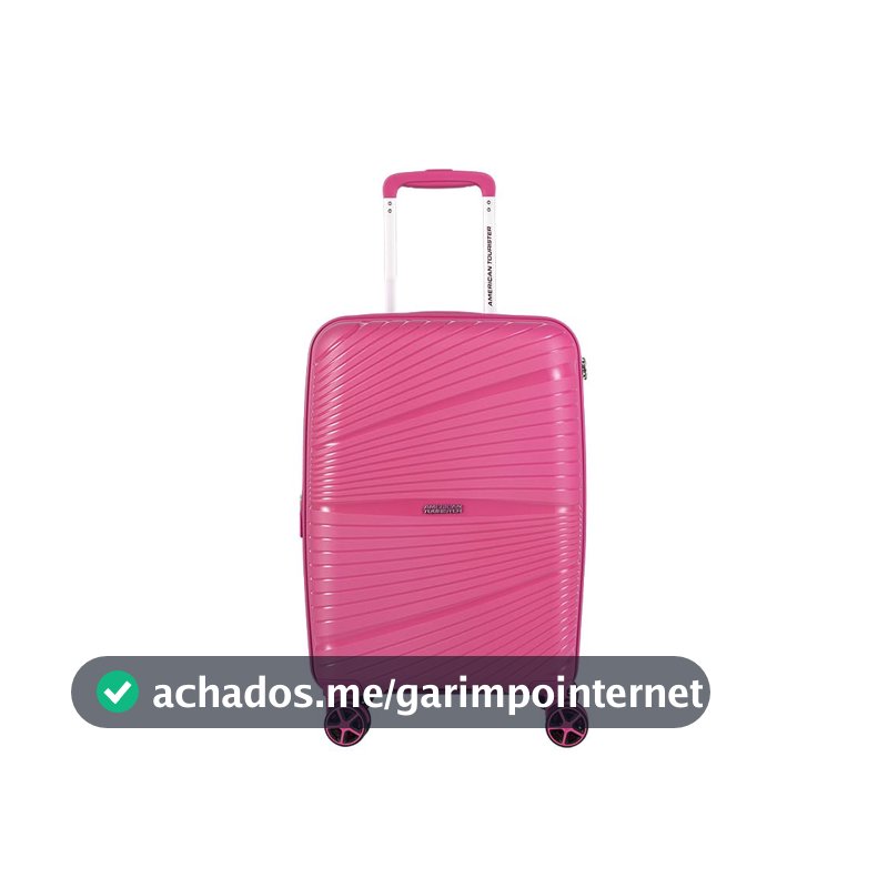 Mala de Viagem American Tourister Cosmopolis Spinner Rosa Pequena